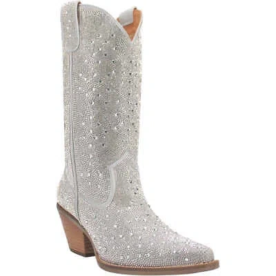 Pre-owned Dingo Ladies Silver Dollar Leather Boot Di570