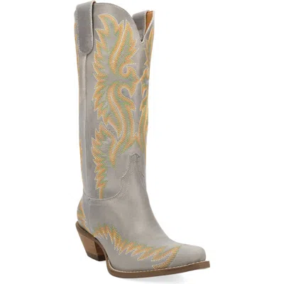 Dingo Lantana Leather Western Boot In Multi