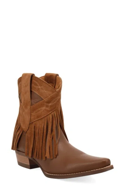 Dingo Last Ride Fringe Western Boot In Brown