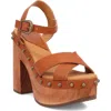 Dingo Lotus Ankle Strap Platform Sandal