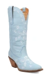 Dingo Love Bug Western Boot In Blue