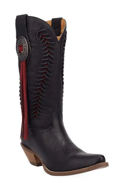Dingo Marrakesh Leather Western Boot In Black