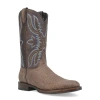 Dingo Mens Saw Buck Block Heel Cowboy Boots In Brown