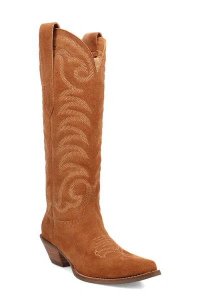 Dingo Movin On Western Boot In Camel