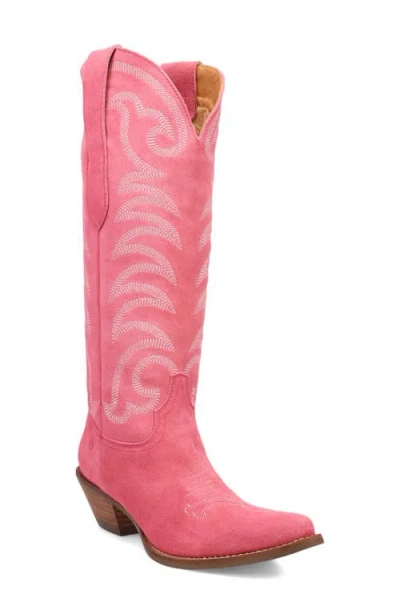 Dingo Movin On Western Boot In Pink