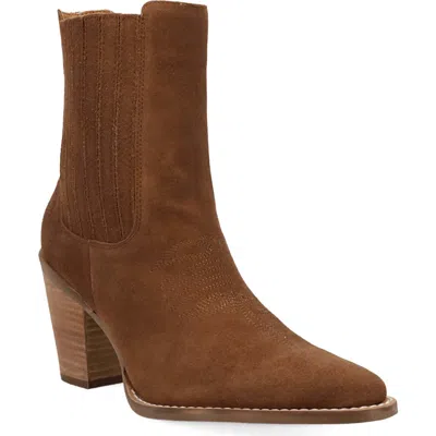 Dingo Paloma Leather Western Bootie In Brown