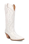 Dingo Pretty 'n Pink Western Boot In White