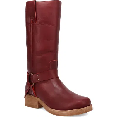 Dingo Rip Harness Boot In Burgundy