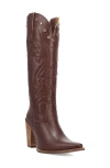 Dingo Rock N Rebel Knee High Western Boot In Brown