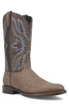 Dingo Mens Saw Buck Block Heel Cowboy Boots In Gray