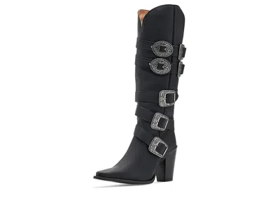 Dingo Spurwest Women's Boots Black: 6 B - Medium, Leather