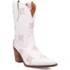 Dingo Starburst Western Boot In White