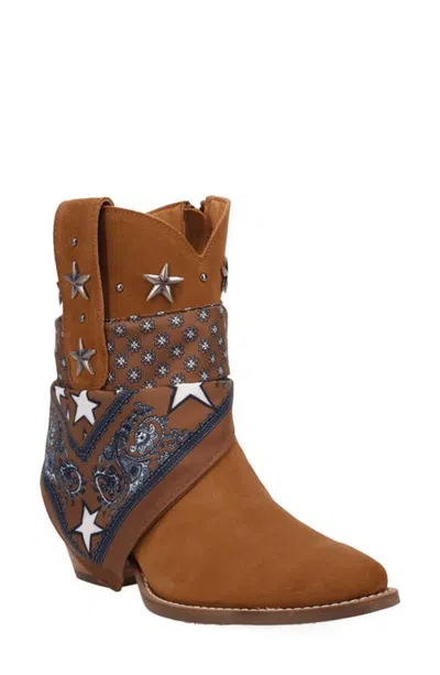 Dingo Sundance Leather Boot In Brown