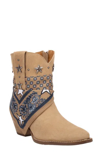 Dingo Sundance Leather Boot In Neutral
