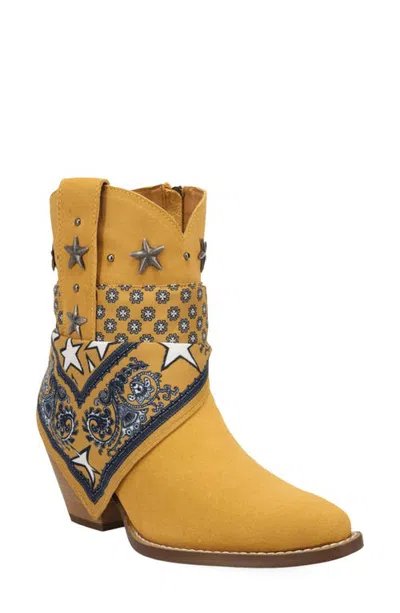 Dingo Sundance Leather Boot In Animal Print