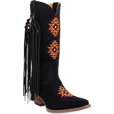 Dingo Sweet Dreams Leather Western Boot In Black