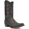 Dingo The Duke Lizard Embossed Cowboy Boot In Black