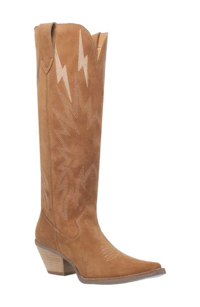 Dingo Thunder Road Cowboy Boot In Camel