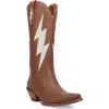 Dingo Thunderbolt Western Boot In Brown