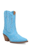 Dingo Tiny Pony Rhinestone Western Boot In Blue