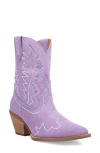 Dingo Tiny Pony Rhinestone Western Boot In Purple