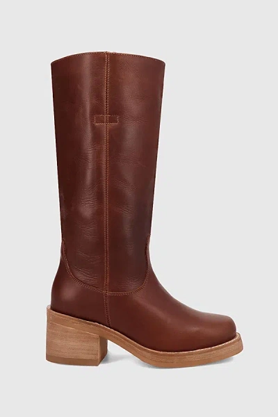 DINGO VAGABOND LEATHER BOOT IN BROWN, WOMEN'S AT URBAN OUTFITTERS