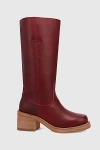 Dingo Vagabond Leather Boot In Merlot, Women's At Urban Outfitters In Multi