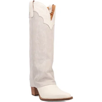 Dingo Wild Horses Western Boot In White