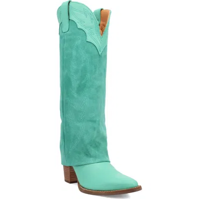 Dingo Wild Horses Western Boot In Green