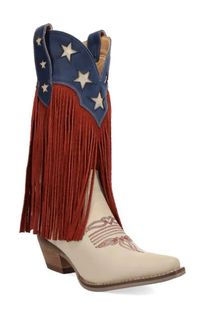 Dingo Wild N Free Fringe Western Boot In Multi