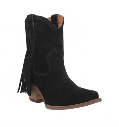 Dingo Women's Fandango Fringed Booties In Black