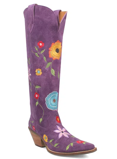 Pre-owned Dingo Women's Flower Power Purple