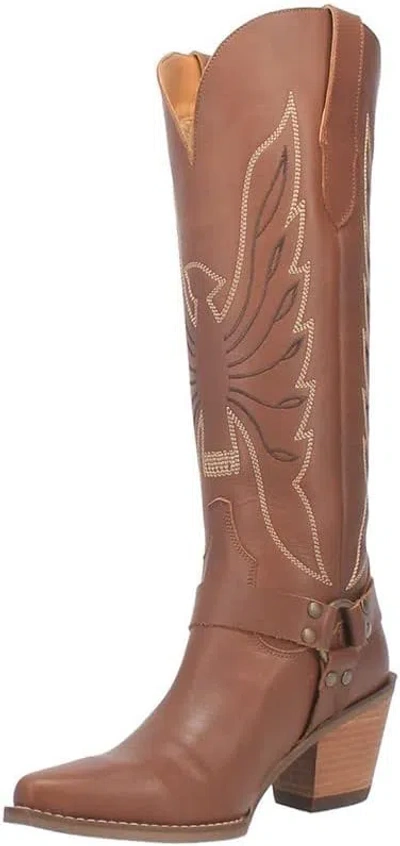 Pre-owned Dingo Women's Heavens To Betsy Fashion Boot In Brown
