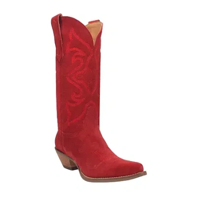 DINGO WOMEN'S OUT WEST STACKED HEEL COWBOY BOOTS