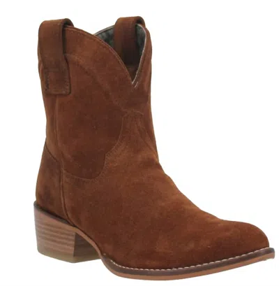 Dingo Women's Tumbleweed Leather Booties In Whiskey In Brown