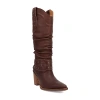 Dingo Grit N' Grace Pointed Toe Western Boot In Brown