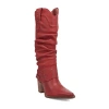 Dingo Grit N' Grace Pointed Toe Western Boot In Red