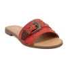 Dingo Womens Lariat Slide Sandals In Red