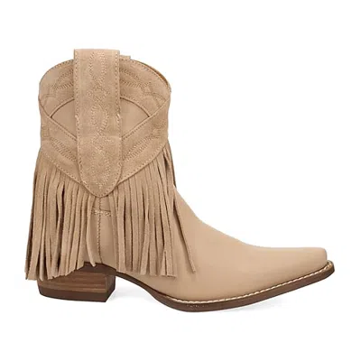 Dingo Womens Last Ride Block Heel Cowboy Boots In Brown