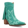Dingo Womens Wild Sage Block Heel Cowboy Boots In Multi