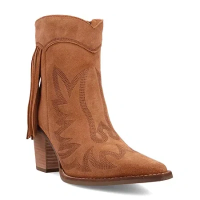 DINGO WOMENS WILD SAGE BLOCK HEEL COWBOY BOOTS