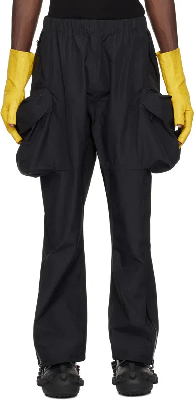 Dingyun Zhang Black 3d Pocket Ski Trousers