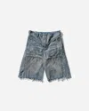 Dingyun Zhang Men S Distressed Denim Shorts In Blue