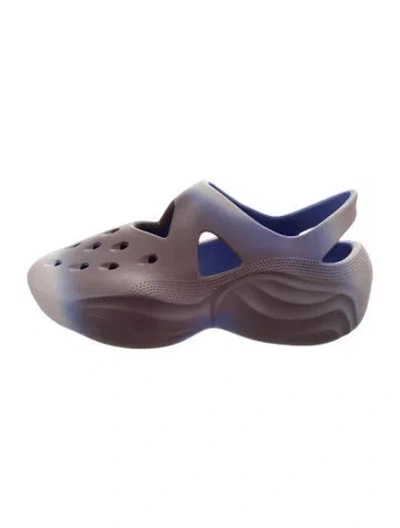 Pre-owned Dingyun Zhang Rubber Mules W/ Tags In Multi