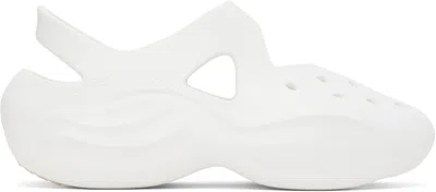 Dingyun Zhang White Crocs Edition Diffuser Loafers