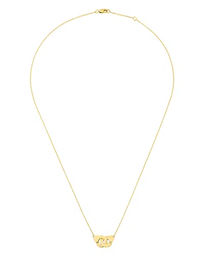 Dinh Van 18k Yellow Gold Menottes Pendant Necklace, 16.5