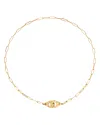 Dinh Van 18k Yellow Gold Menottes Small Chain Link Necklace, 16.5 In Gold