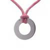 Dinh Van Cible Medium Necklace In 18k White Gold