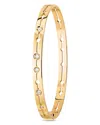 Dinh Van Dihn Van 18k Yellow Gold Pulse Diamond Bangle Bracelet In Gold