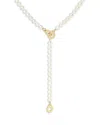 Dinh Van Freshwater Pearl Lariat Necklace, 19.37 In Gold